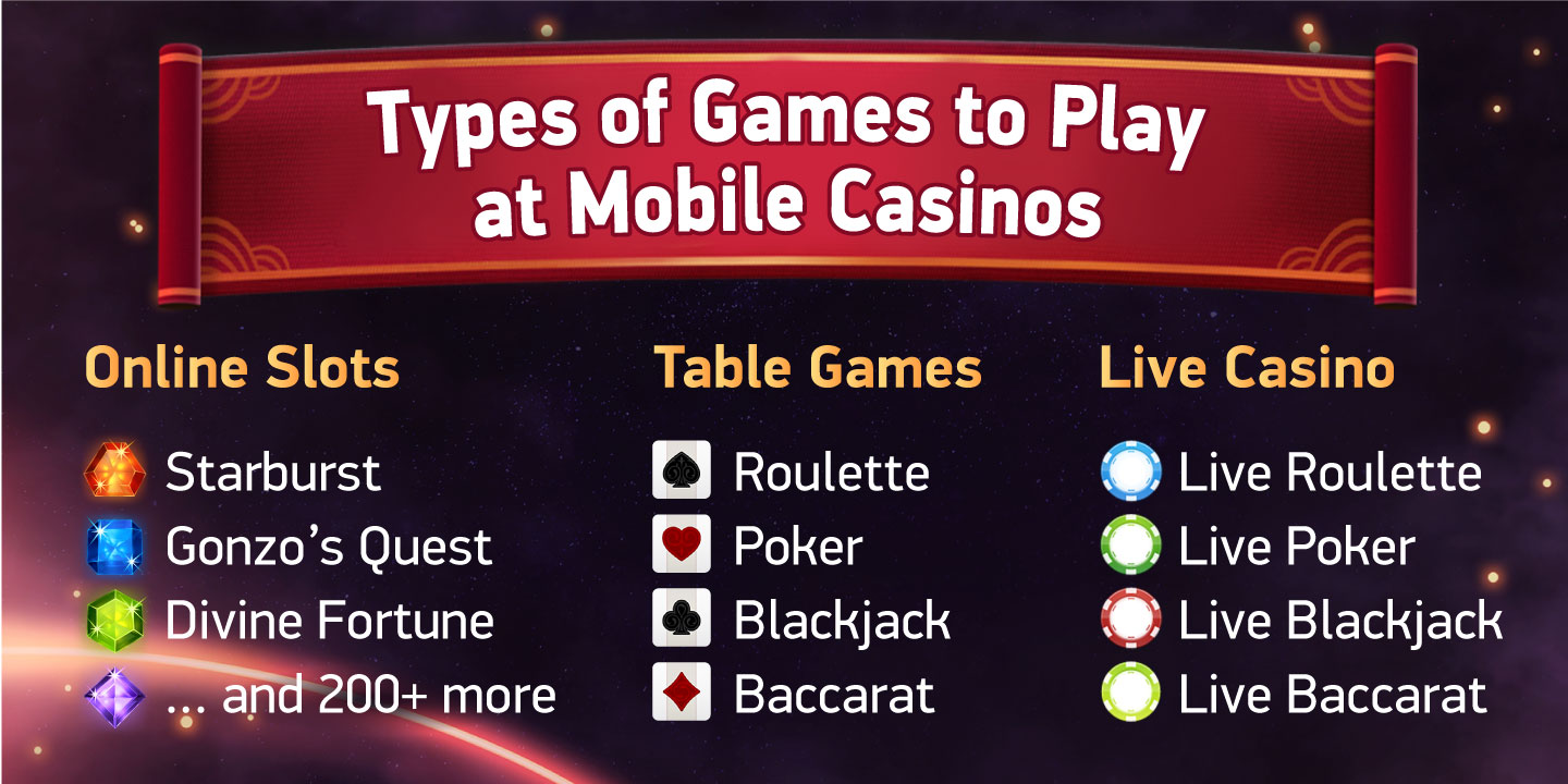 Best Mobile Casinos & games