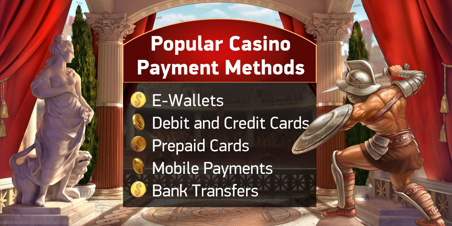 Infographic - Popular Casino Payment Methods